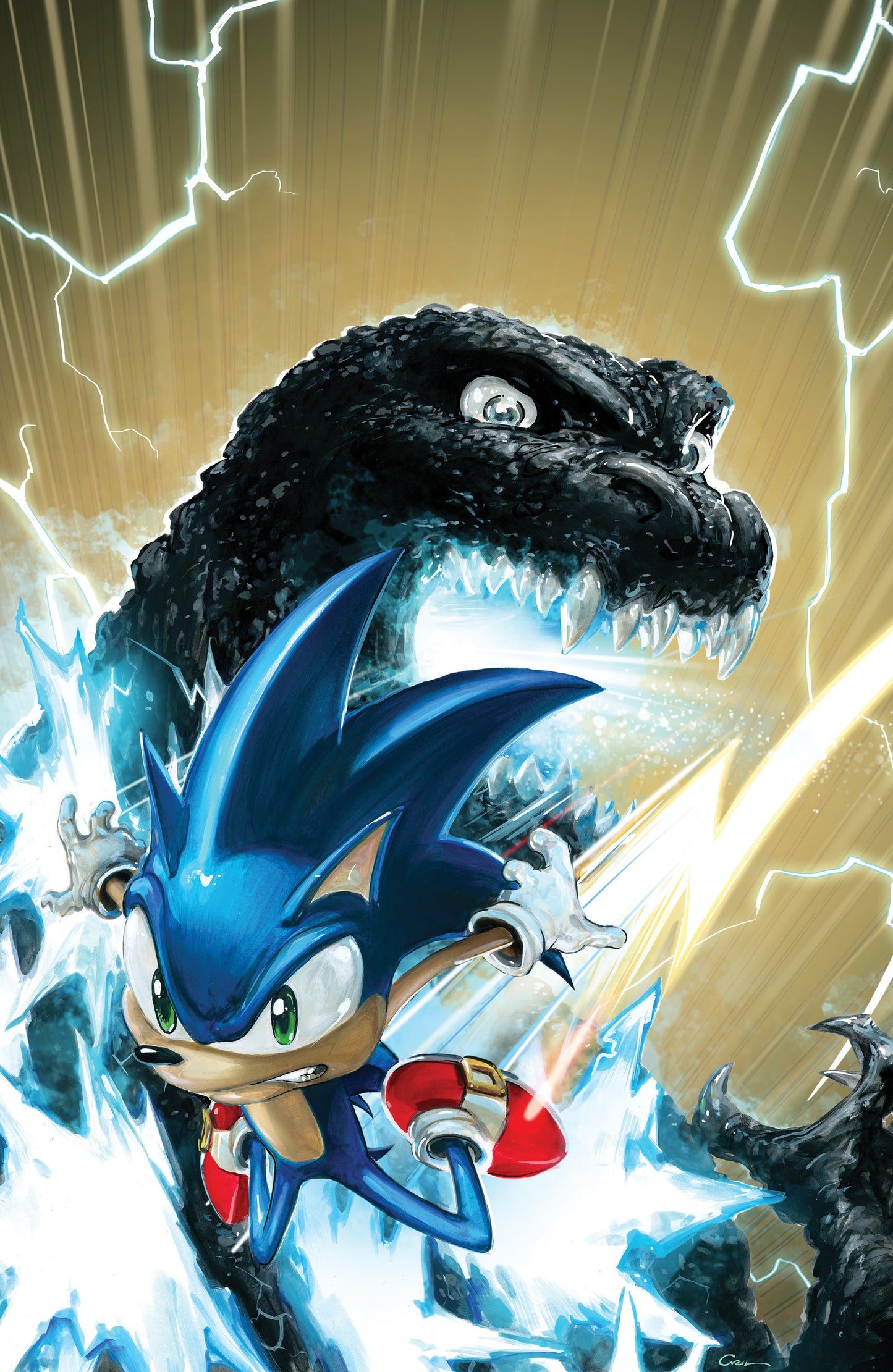Sonic the Hedgehog X Godzilla #1