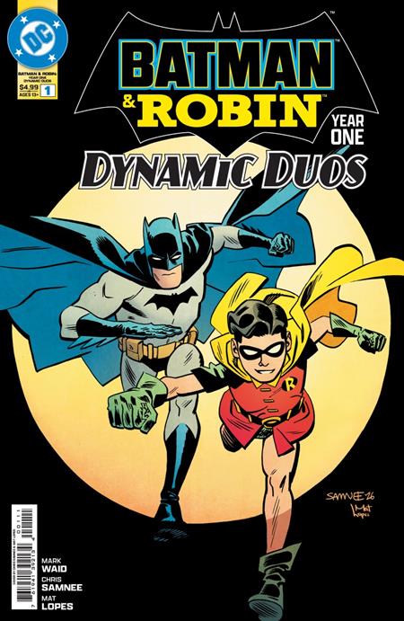 Df Batman & Robin: Year One - Dynamic Duos #1 Silver Signature Series Signed by Mark Waid