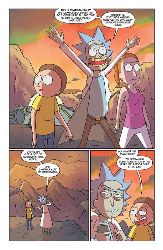 Simon & Schuster - Rick and Morty 10th Anniversary Omnibus Vol. 2 by Kyle Starks