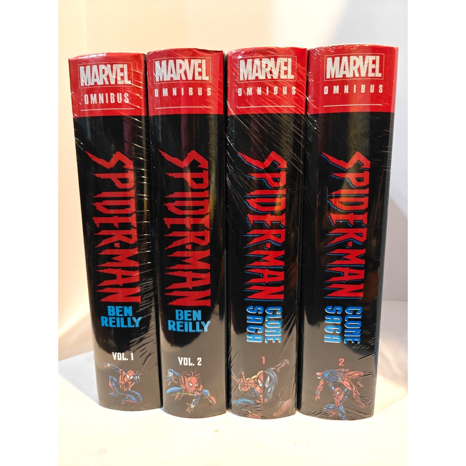 Spider-Man Clone Saga 1 & 2 + Ben Reilly 1 & 2 Marvel Omnibus HC Sealed New OOP