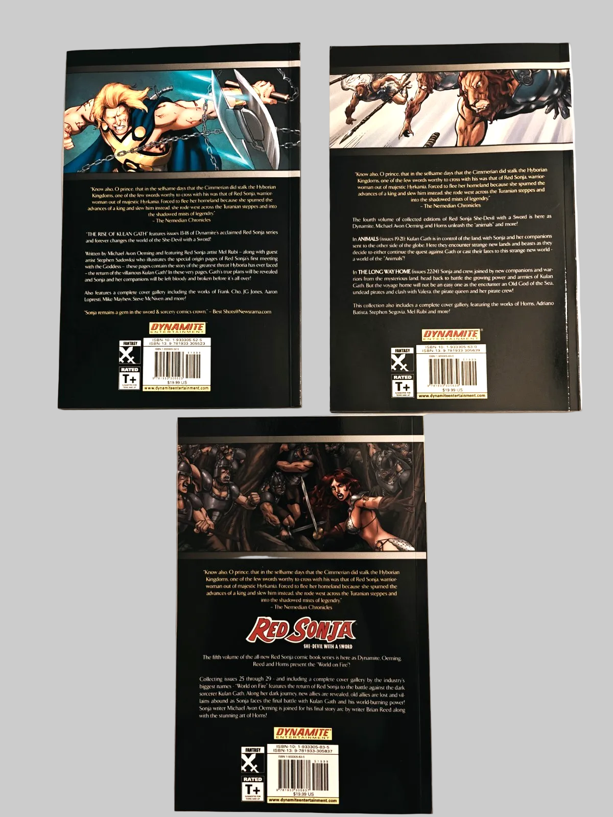 Red Sonja: SheDevil with a Sword TPB Lot Vol 3,4,5 NEW UNREAD1