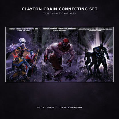 Preorder | MIDNIGHT X-MEN #1 COVER SET F CLAYTON CRAIN 3-PART CONNECTING VARI...
