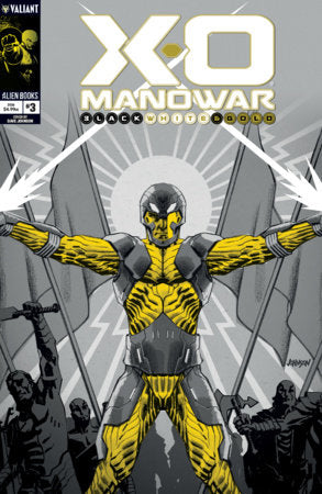 X-o Manowar: Black, White & Gold #3