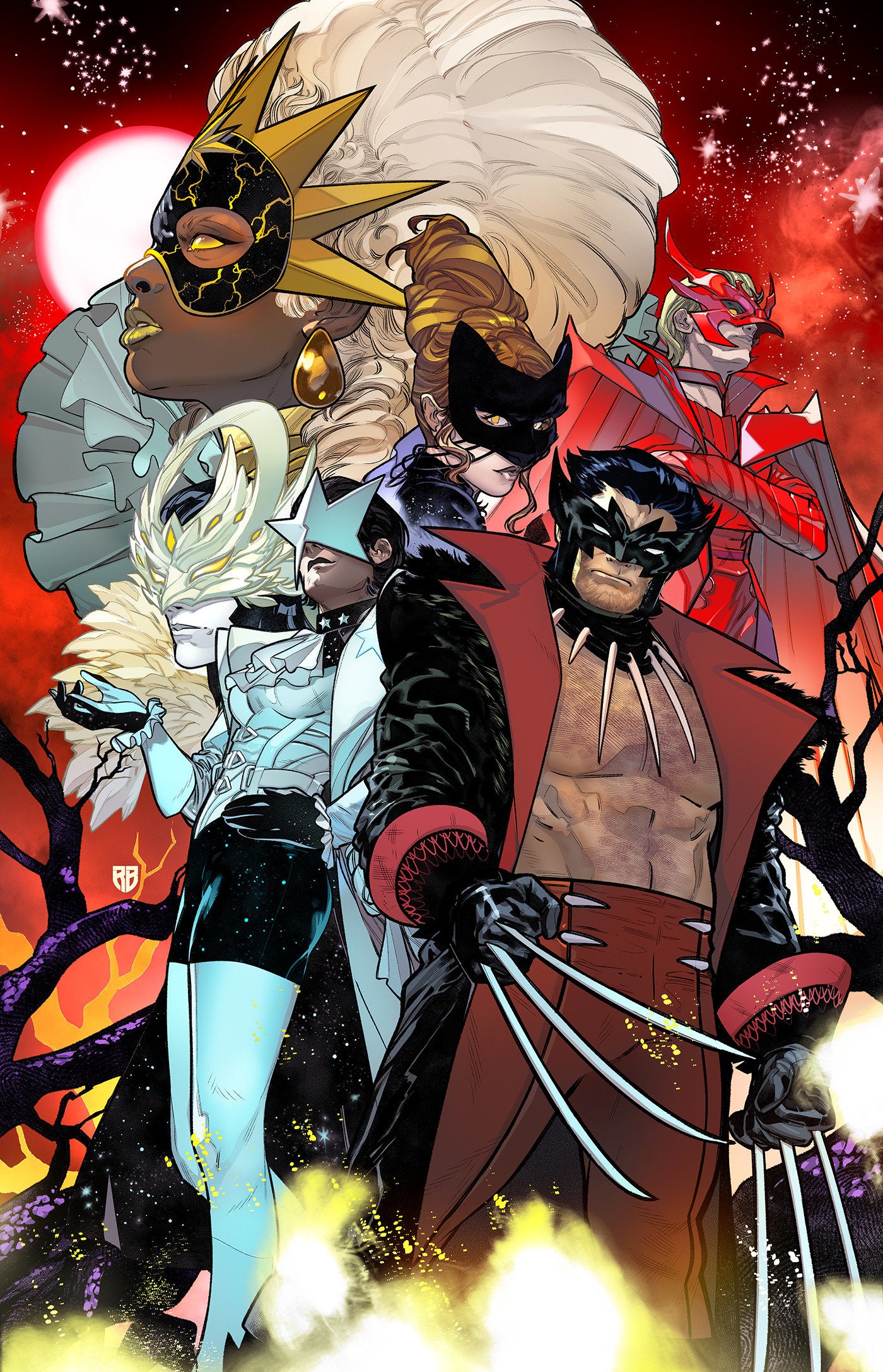 X-men: the Hellfire Murder #1 R.b. Silva Virgin Variant