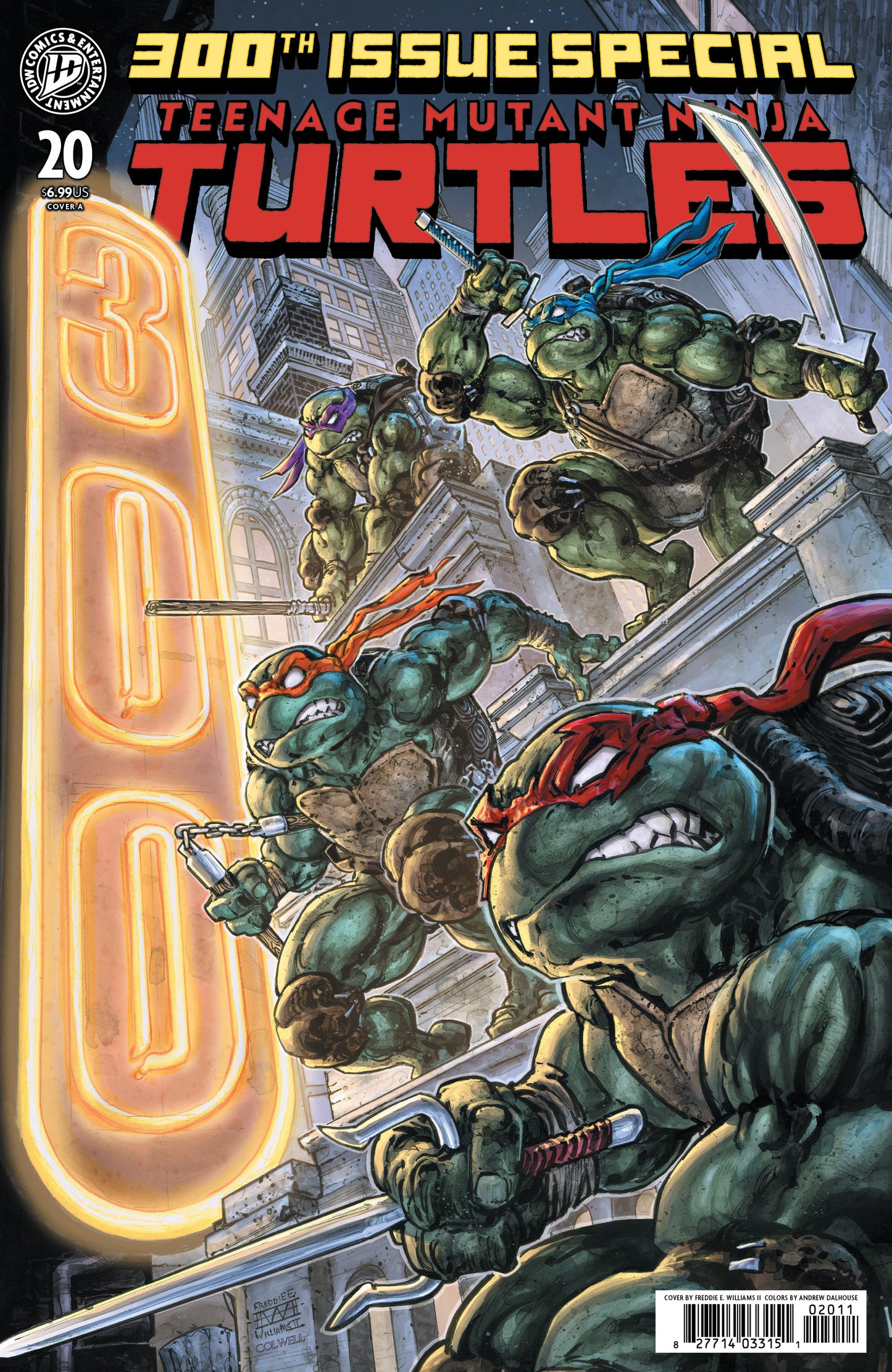 Teenage Mutant Ninja Turtles #20: 300th Issue Special Cover a (williams II)