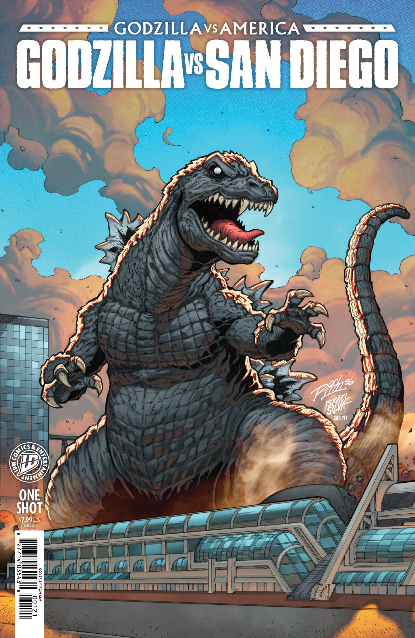 Godzilla vs. America: San Diego Variant Ri (10) (lim Full Art)