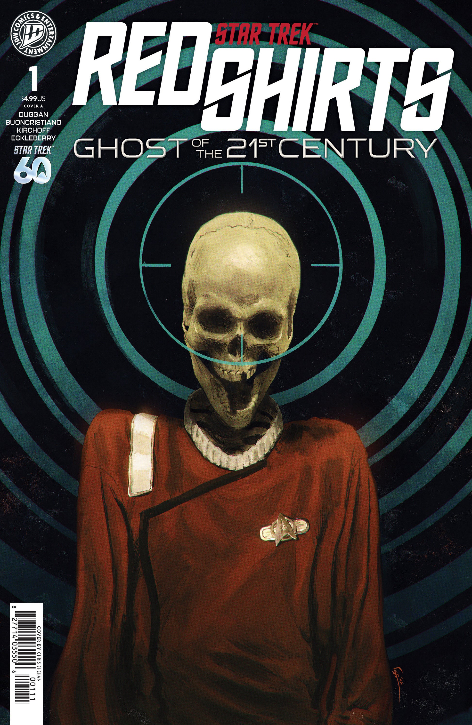 Star Trek: Red Shirts--ghost of the 21st Century #1 Variant Ri (15) (burnham)