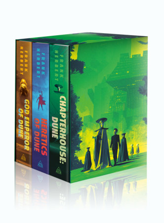 Frank Herbert's Dune Saga Books 4-6 Deluxe Hardcover Boxed Set: God Emperor of Dune, Heretics of Dune, and Chapterhouse: Dune