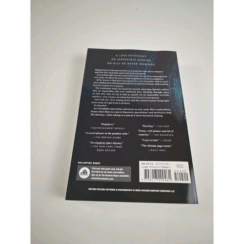 Andy Weir Project Hail Mary (Movie Tie-In) (Paperback)