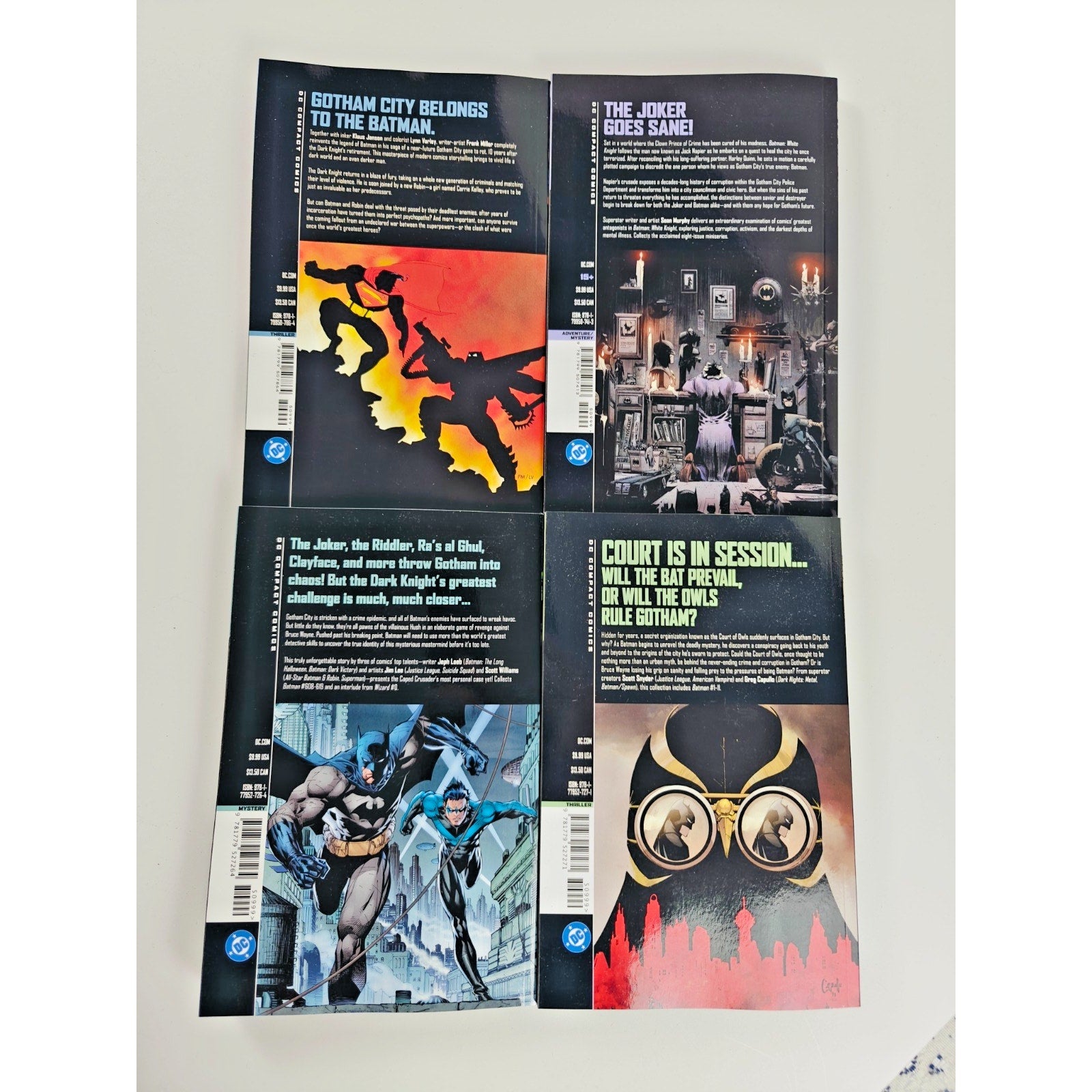 DC Comics Compact Bundle - Batman Bundle Graphic Novel Set 4 Book Lot NEW