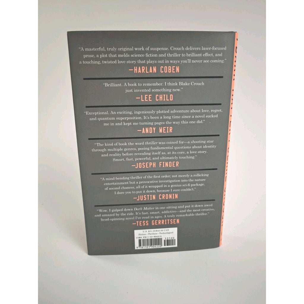 Dark Matter: A Novel by Blake Crouch (English) Hardcover Book