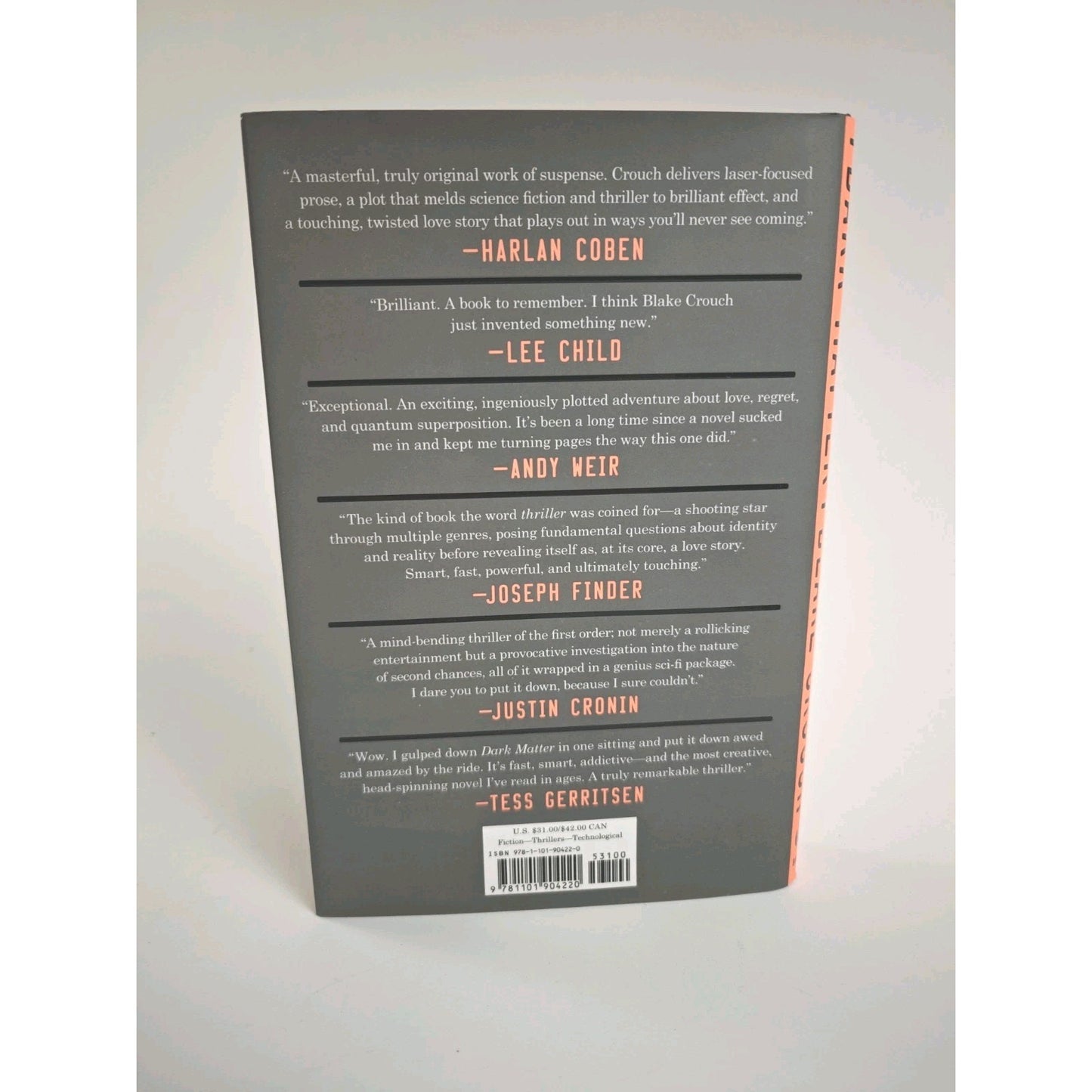 Dark Matter: A Novel by Blake Crouch (English) Hardcover Book