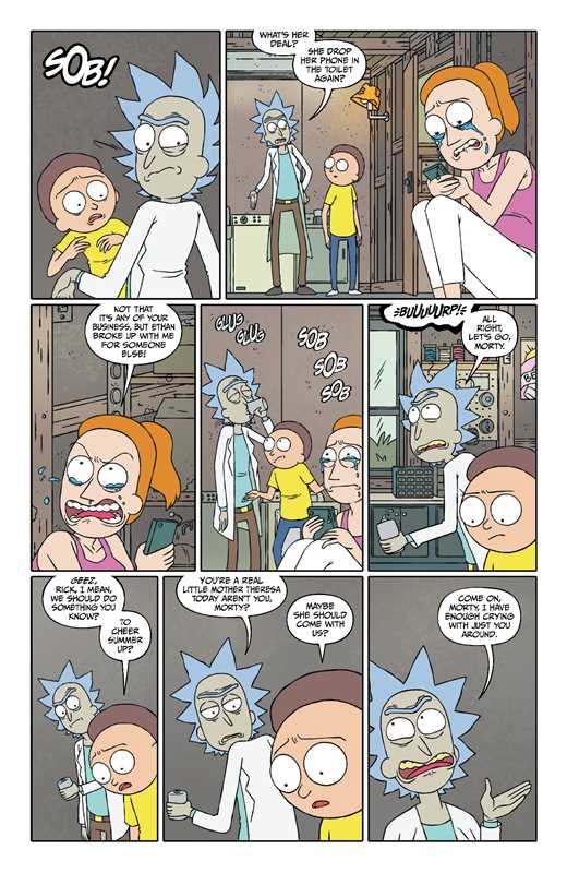 Simon & Schuster - Rick and Morty 10th Anniversary Omnibus Vol. 2 by Kyle Starks
