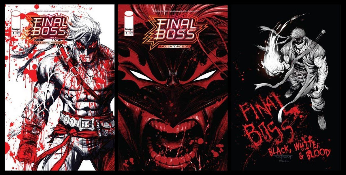 Final Boss Black, White, and Blood Reprint #1