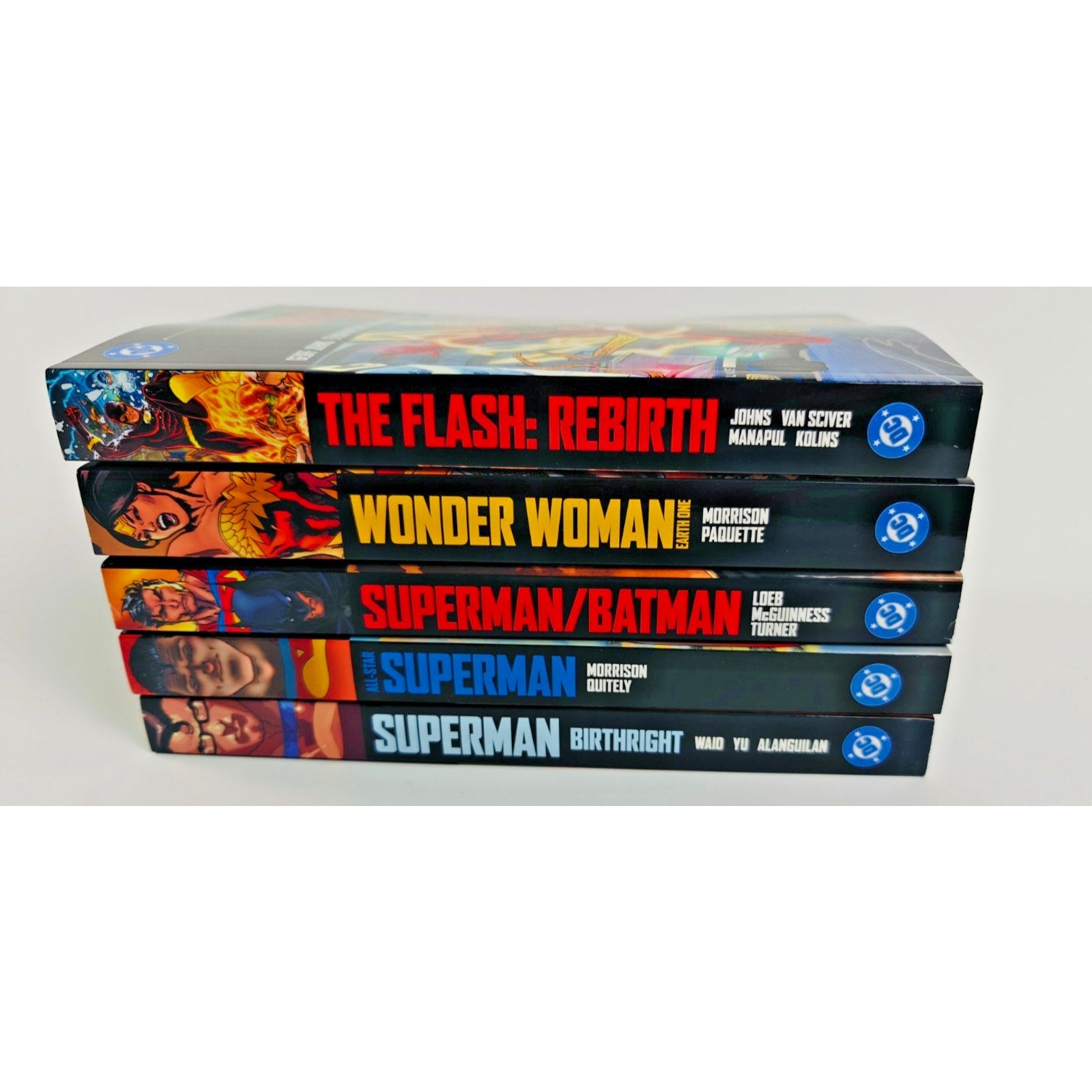 DC Compact Comics Bundle - Justice League Set 5 Books Superman, Flash, WW NEW