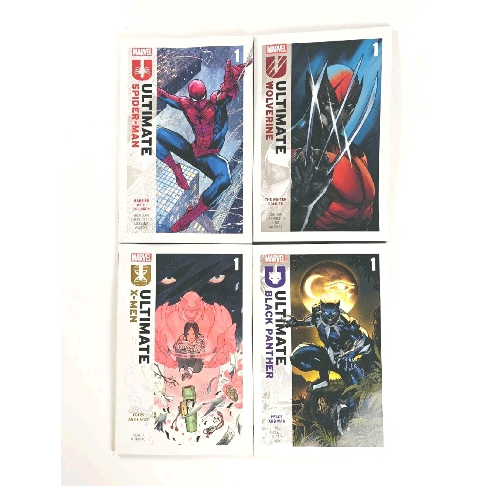 Ultimate Spider-Man Wolverine X-Men Panther Set Vol 1 TPB Set Marvel Lot NEW