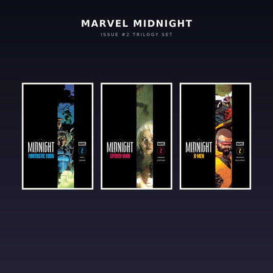 Preorder | Marvel Midnight Issue #2 Set, Cover A — X-Men, Spider-Man & FF Bundle